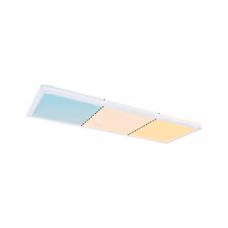Paulmann Atria Shine, Rectangular, Ceiling, White, Plastic, IP20, II