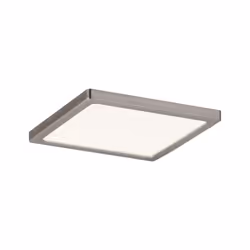 Paulmann 929.40, Square, Ceiling, Embedded, Nickel, Plastic, Office