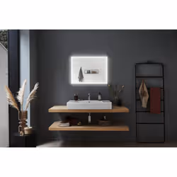 Paulmann HomeSpa Mirra wall mirror Rectangular White - Additional view 3