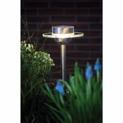 Paulmann Special Line outdoor solar spike, Ufo, LED, Stainless steel, Clear, 1 pc. set