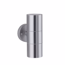 Paulmann Flame, Outdoor wall lighting, Silver, Stainless steel, IP44, Facade, I