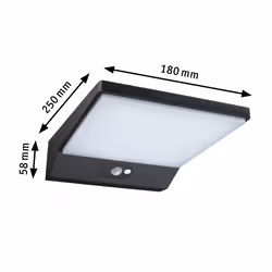Paulmann 94332 outdoor lighting Outdoor wall lighting Non-changeable bulb(s) LED 10.5 W E