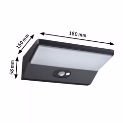Paulmann 94335 outdoor lighting Outdoor wall lighting Non-changeable bulb(s) LED