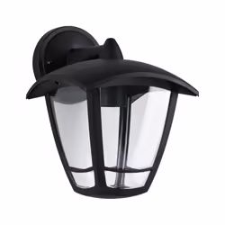 Paulmann 94392, Outdoor wall lighting, Black, Transparent, Plastic, IP44, Facade, II