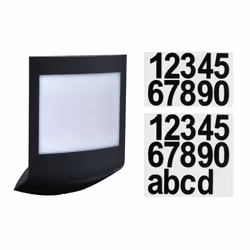 Paulmann 94512, Outdoor wall lighting, Anthracite, White, Plastic, Stainless steel, IP44, Entrance, Facade, II