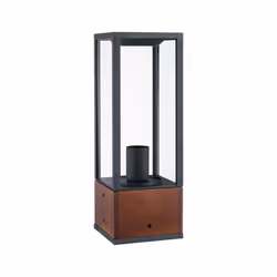 Paulmann Timba, Outdoor floor lighting, Wood, Stainless steel, Wood, IP44, Street, I
