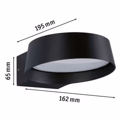 Paulmann Capea Grand Outdoor wall lighting LED 12.5 W F