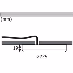 Paulmann 2in1 Cover-it Round 19 W