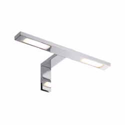 Paulmann 993.85, Fixed pole, Square, 2 bulb(s), 2700 K, IP44, Chrome