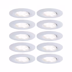 Paulmann 999.24, Round, Ceiling, White, Plastic, IP65, II