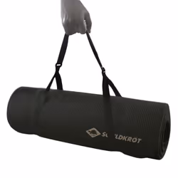Schildkröt Fitness 960160 yoga mat Rubber Black