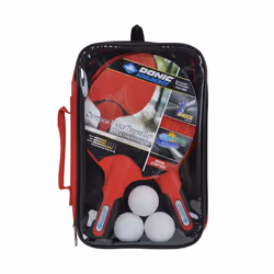 Donic Schildkröt 788662, Table tennis set, School, game room & recreational center player, Black, Red, Adult & Child, Any gen ...