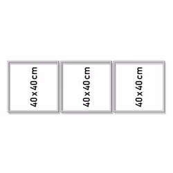 Schipper 605270766, Rectangle, Silver, Aluminium, Monochromatic, 1200 x 400 mm