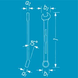 Hazet 600N-18 Combination Wrenches - Additional view 4