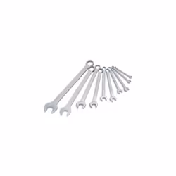 HAZET 600NA/10 12-Point Profile Combination Wrench Set - Chrome-Plated