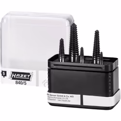 Hazet 840/5 Screw Extractor Set 5 Piece