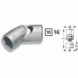 HAZET 880G-14, 1 pc(s), 76.2 / 8 mm (3 / 8"), Chromium-vanadium steel, 45 mm, 55 g