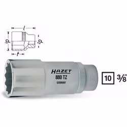 HAZET 880TZ-9 nut driver bit 1 pc(s)