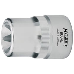 HAZET TORX® 900-E14 Socket E14 Chrome Vanadium Steel Knurled