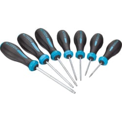 HAZET 802TH/7 Tamper-Resistant Torx Profile HEXAnamic Screwdriver Set - Multi-Colour