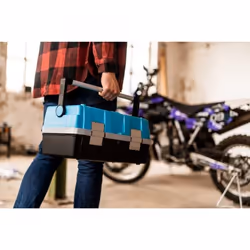 HAZET 190L-2 small parts/tool box Plastic Black, Blue - Additional view 5
