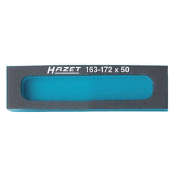 Hazet 163-172X50 Soft foam Insert with Compartments for Small Pieces - Black/Blue