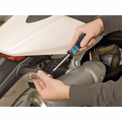 HAZET 810SPC/6 Slot Cross Recess Profile PH Screwdriver Set with Burnished Tip - Matt Chrome-Plated - Additional view 5