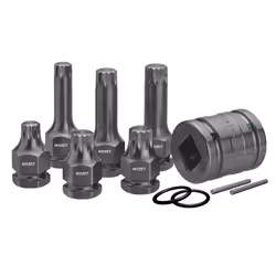 HAZET 990S/11, Socket set, 1/2", Metric, 11 head(s), 14,16,18 mm, 1/2,3/4"