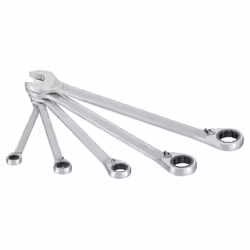 HAZET 606/5, 8,10,13,17,19 mm, Chrome, Chrome, Glossy, 13°, Germany