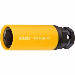 HAZET 903SLG-19/3, Impact socket, Yellow, 3 head(s), 1/2", Metric, 12.5 mm