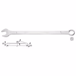 Hazet 600LG-24 Size 24 12-Point Combination Wrench