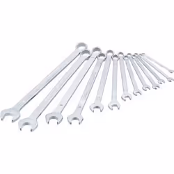 HAZET 600LG/13, 10,11,12,13,14,15,16,17,18,19,21,22,24 mm, Chrome, Chrome, Germany, 13 pc(s)