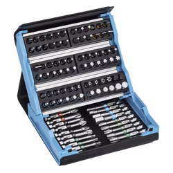 HAZET 2200SC-3 Bit Set  96 Pieces  Drive: Hexagonal  6.3 1/4 inch Folding Tool Set  Made in Germany  Japanese Official Import