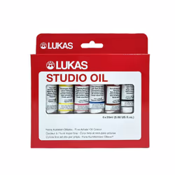 LUKAS Studio Artist Oil Color Paints - High-Pigment Oil Paint Made with Natural Binder for Artist  Painting  & More! - [Assor ...