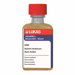 LUKAS Aquarell Watercolor Medium (50 ml) - Gum Arabic Bottle - Watercolor Binder for Glue Paints