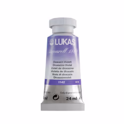 LUKAS 1862 Aquarell Artists' Watercolor Tubes  Dioxazine Violet 24 ml - Vibrant Professional Grade Watercolor Paint - Easy-to ...