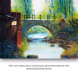 LUKAS 1862 Aquarell Artists' Watercolor Tubes  Dioxazine Violet 24 ml - Vibrant Professional Grade Watercolor Paint - Easy-to-Wet  Intense Color  Long