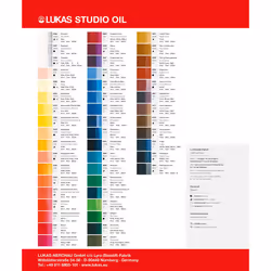 LUKAS Studio Oil 200 ml Premium Quality Oil Paint Indigo