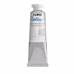 Lukas Berlin Oil 37 ml - Water Mixable Oil Paint in Premium Quality - Colour: Titanium White