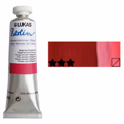 Lukas Water mixable Premium Oil Paint. 37 ml Alizarin Crimson