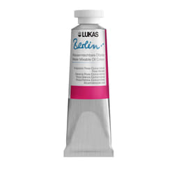 Lukas Berlin Oil 37 ml - Water Mixable Oil Paint in Premium Quality - Shade Crapplack Pink (Quinacridone)