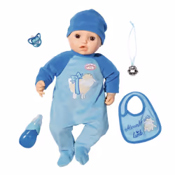 Baby Annabell Alexander 43cm, Male, 3 yr(s), Girl, 430 mm, 1.37 kg, Blue