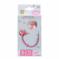 Baby Annabell Dummy with Clip Doll bib