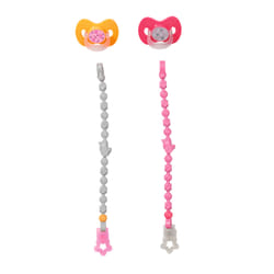 BABY born Magic Dummy w Chain 2ass. Doll pacifier & pacifier holder