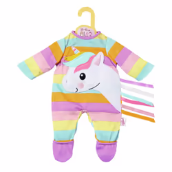 Dolly Moda Unicorn Romper 43cm, Doll romper, 3 yr(s), 80 g