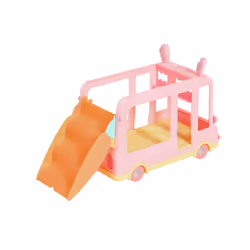 BABY born Surprise Bus Doll car