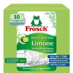 Frosch Lime All-In-One Dishwasher Tabs