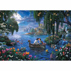 Schmidt Spiele Thomas Kinkade Studios: Disney Dreams Collections - The Little Mermaid and Prince Eric Jigsaw puzzle 1000 pc(s) Cartoons