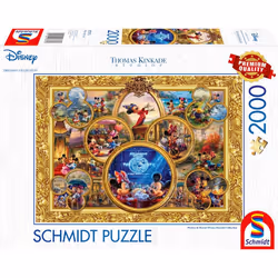 Schmidt Spiele Thomas Kinkade Studios: Disney Dreams Collections -Mickey & Minnie, 2000 pc(s), Cartoons, 12 yr(s)