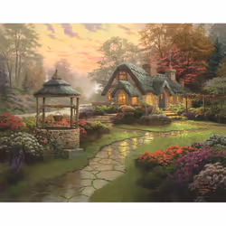 Schmidt Spiele Haus mit Brunnen Jigsaw puzzle 1000 pc(s) Landscape